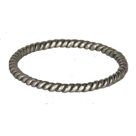 Ring R225 Silver 'Twisted'