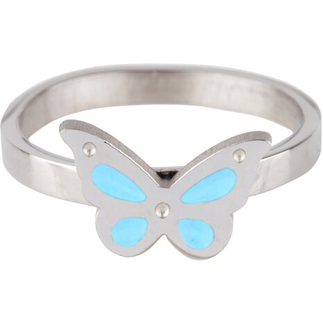 KR65 Butterfly Blue Shiny Steel