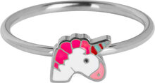 KIDZ Children&#039;s Ring Steel with Unicorn Head KR198 &ndash; Magical and Colorful