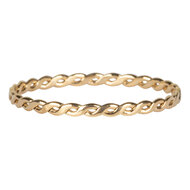 R775 Curvy Tiny Chain Goldplated Steel