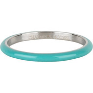 Charmin&rsquo;s Turkoois Emaille Stapelring in Edelstaal &ndash; Een veelzijdige keuze R1617