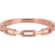 Charmin&#039;s Tiny Ring Half Chain Rosegoud-kleurig R1117