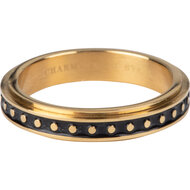 Charmin&#039;s R1071 Turning Anxiety Fidget Ring Loop Goudkleurig