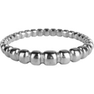 Charmin&rsquo;s statement ring R1057 Balletjes Tabs Lopend Staal