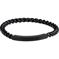 Charmin&rsquo;s basisring R1032 Gedraaid met een Plaatje Black