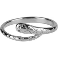 Charmin&rsquo;s vintage ring R1016 Lucky Snake steel