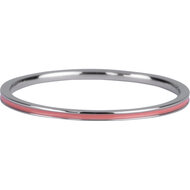Charmin's Smalle Ring Petite Oud Roze Emaille Staal R928 