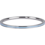 Charmin's Smalle Ring Petite Baby Blauw Emaille Staal R926 