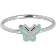 KIDZ Kinderring Staal met Vlinder KR192 &ndash; Speels en Dromerig