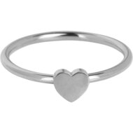 Charmins Ring Mini Hartje Staal KR136