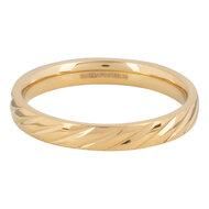 Charmin's gravierter Ring mit schr&auml;ger Gravur, Stahl R1417