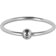 Charmin's Rollend Balletje Anxiety Fidget Ring Staal R1356