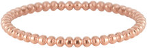 Charmin’s stapelring rosé-goud R510 Bubbling Rose Gold Staal