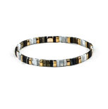 Miyuki armbandje Gold Black