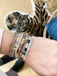 Miyuki armbandje Gold Grey