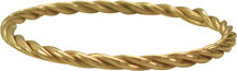 Charmin’s goudkleurige stapelring R329 Turning goldplated staal
