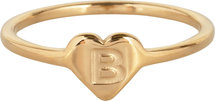 R1015-B Letter A In My Heart Gold