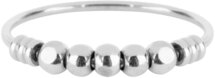 Charmin’s Anxiety ring stapelring staal R516 Palm Shiny Steel