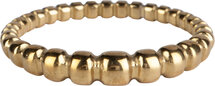 Charmin’s statement ring R1058 Balletjes Tabs Lopend Goldplated