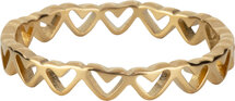 Charmin’s Valentijn Love Open Hartjes Shiny Goldplated R1287