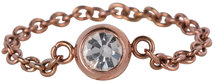 Charmin’s stapelring rosé-goud R465 Rosé 'Shiny Devotion' Staal