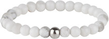 Charmin’s R556 Stretch RING Small Natural Stone Howlite