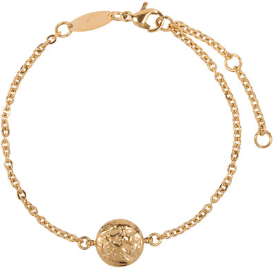 CB35 Coin of Power Bracelet Gold Steel