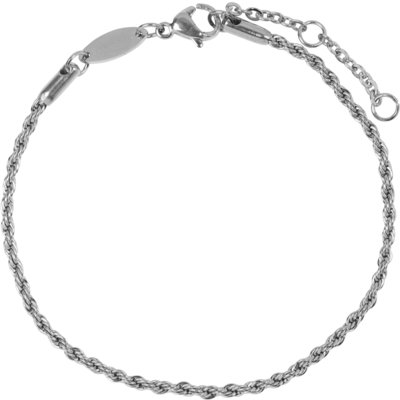CB24 Twisted Bracelet Shiny Steel