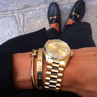 BL102 Bracelet Srew You Gold