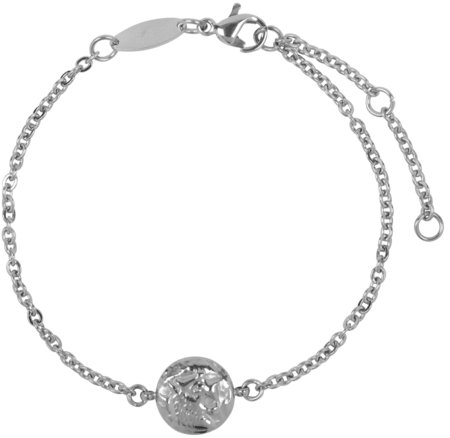 Charmin’s CB34 Coin of Power Bracelet Shiny Steel