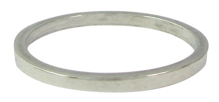 Charmin’s stapelring zilver R001 Silver 'The Base'