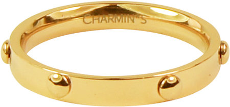 Charmin’s stapelring goud R323 Gold 'Screw'