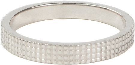 Charmin’s stapelring staal R318 Steel 'Carved'