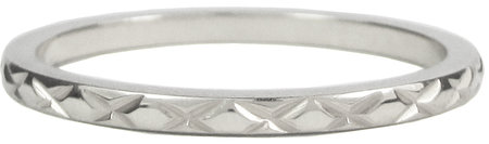 Charmin’s stapelring staal R307 Steel 'Cross'