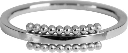 Charmin’s stapelring staal R802 One Of A Kind Shiny Steel