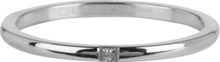 Charmin’s stapelring staal R743 Precious Shiny Steel