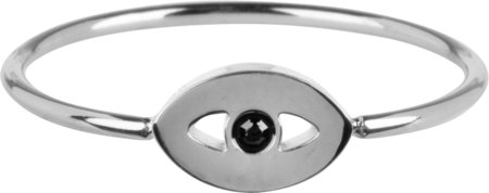 Charmin’s stapelring R763 Mistique Eye Shiny Staal