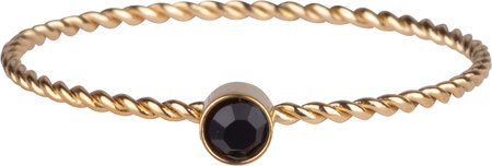R949 Shine Bright Twisted Gold black crystal