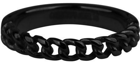 R879 Heavy Half Chain Black Staal