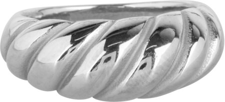 R995 Chubby Croissant Ring Steel