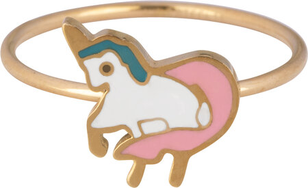 KR108 Baby Unicorn Goud staal