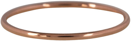 Charmin’s rosĂ©goudkleurige stapelring R371 Petite rosĂ©-goldplated staal