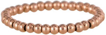 Charmin’s roségoudkleurige stapelring R473 Stretch Shiny Small rosé-goldplated staal