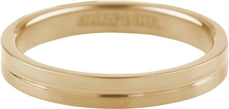 Charmin’s stapelring goud R344 Gold 'Matt and Shiny'