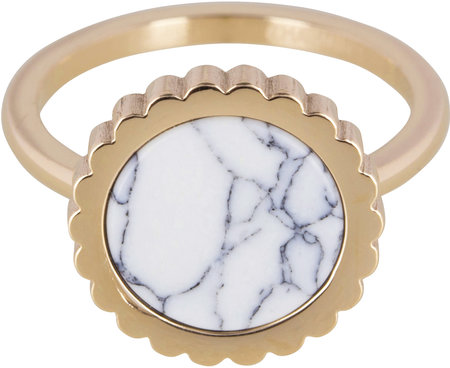 Charmin’s stapelring goud R376 Gold 'Must Have' Staal