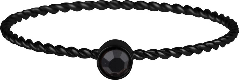 R951 Shine Bright Twisted Black and black crystal