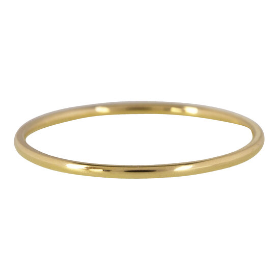 Charmin’s goudkleurige Ring Rond Extra Smal 1MM R370