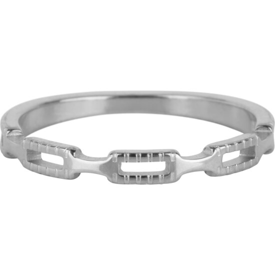 Charmin's Tiny Ring Half Chain Staal R1115