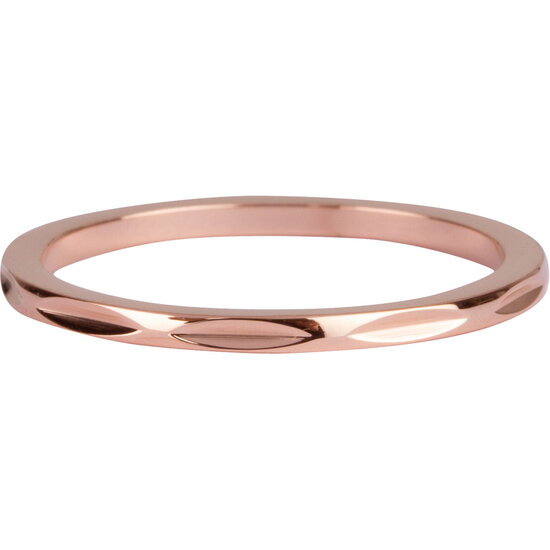 Charmin's Stapelring R896 Ellipse Shiny Rosegoud-kleurig