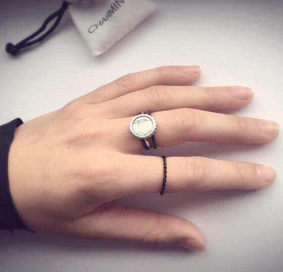 Ring R366 BLACK 'Plain'
